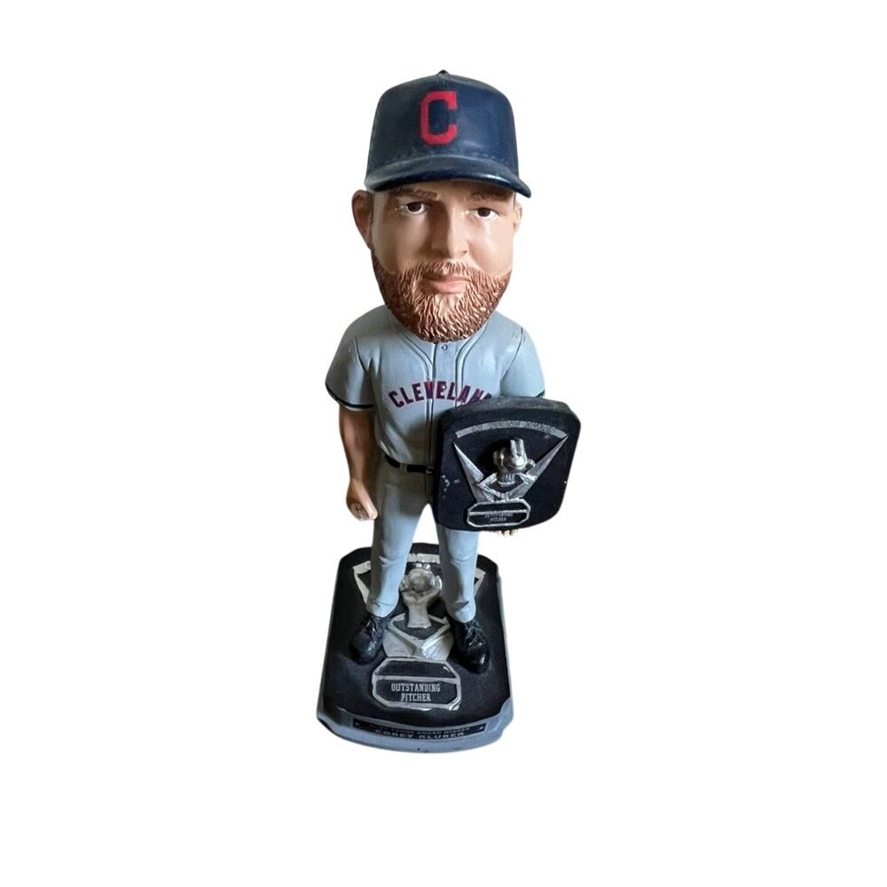 Corey Kluber Cleveland Indians FOCO 2017 AL Cy Young Award Bobblehead